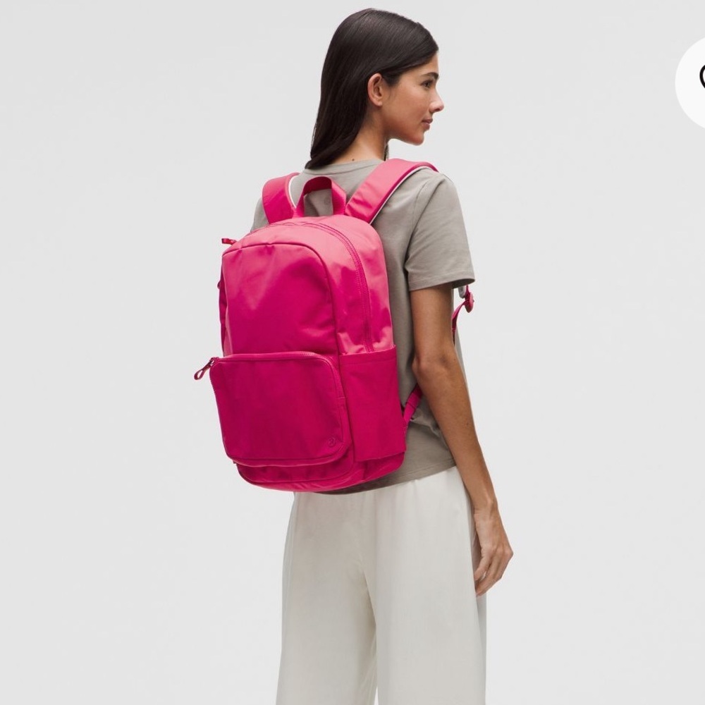 Lululemon Raspberry Coulis/Sheer Oak Backpack 22L - Picture 3 of 5